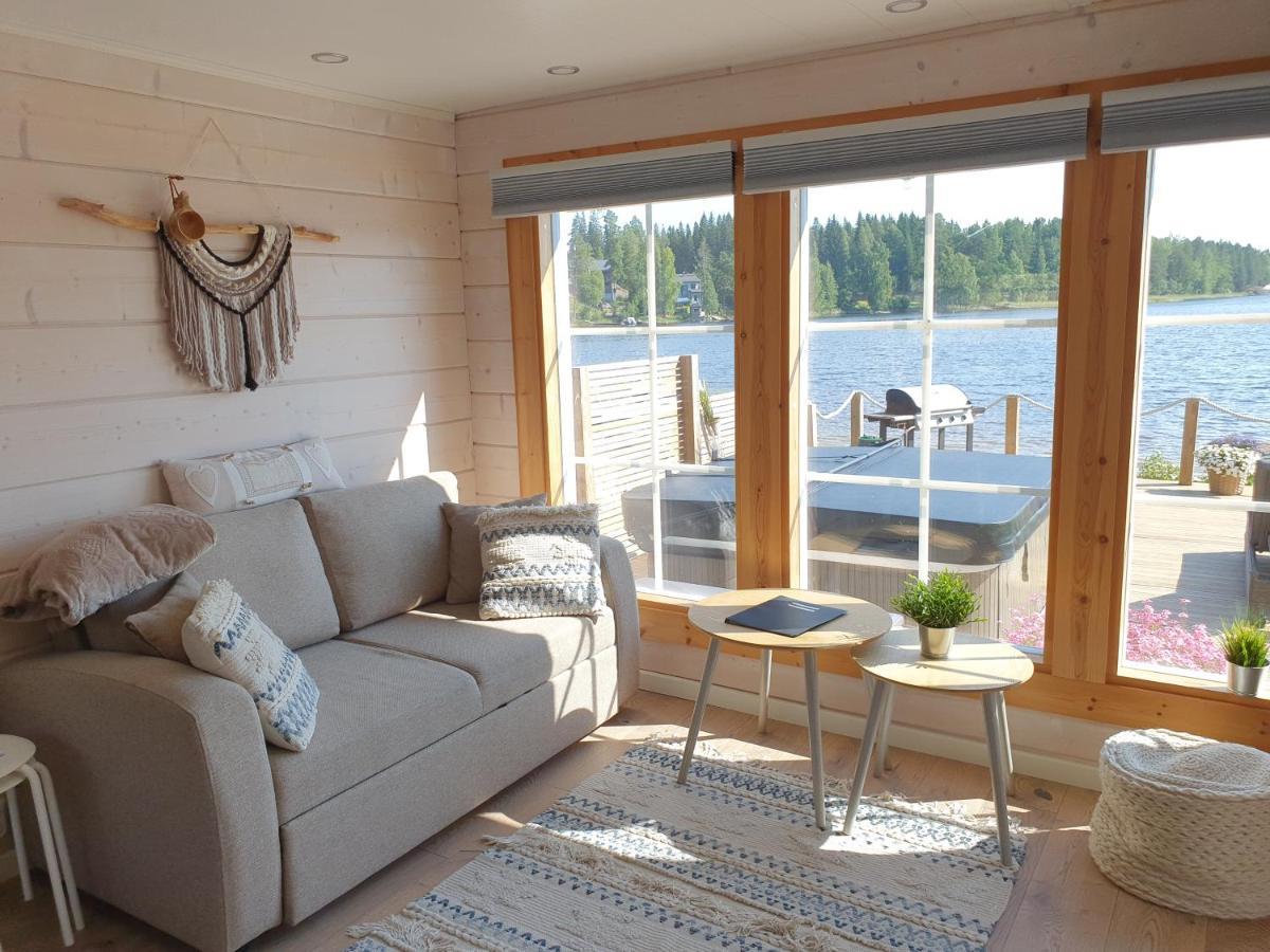 Stunning Log Cabin 45M2 On The Shore Of Kallavesi. Kuopio Kültér fotó
