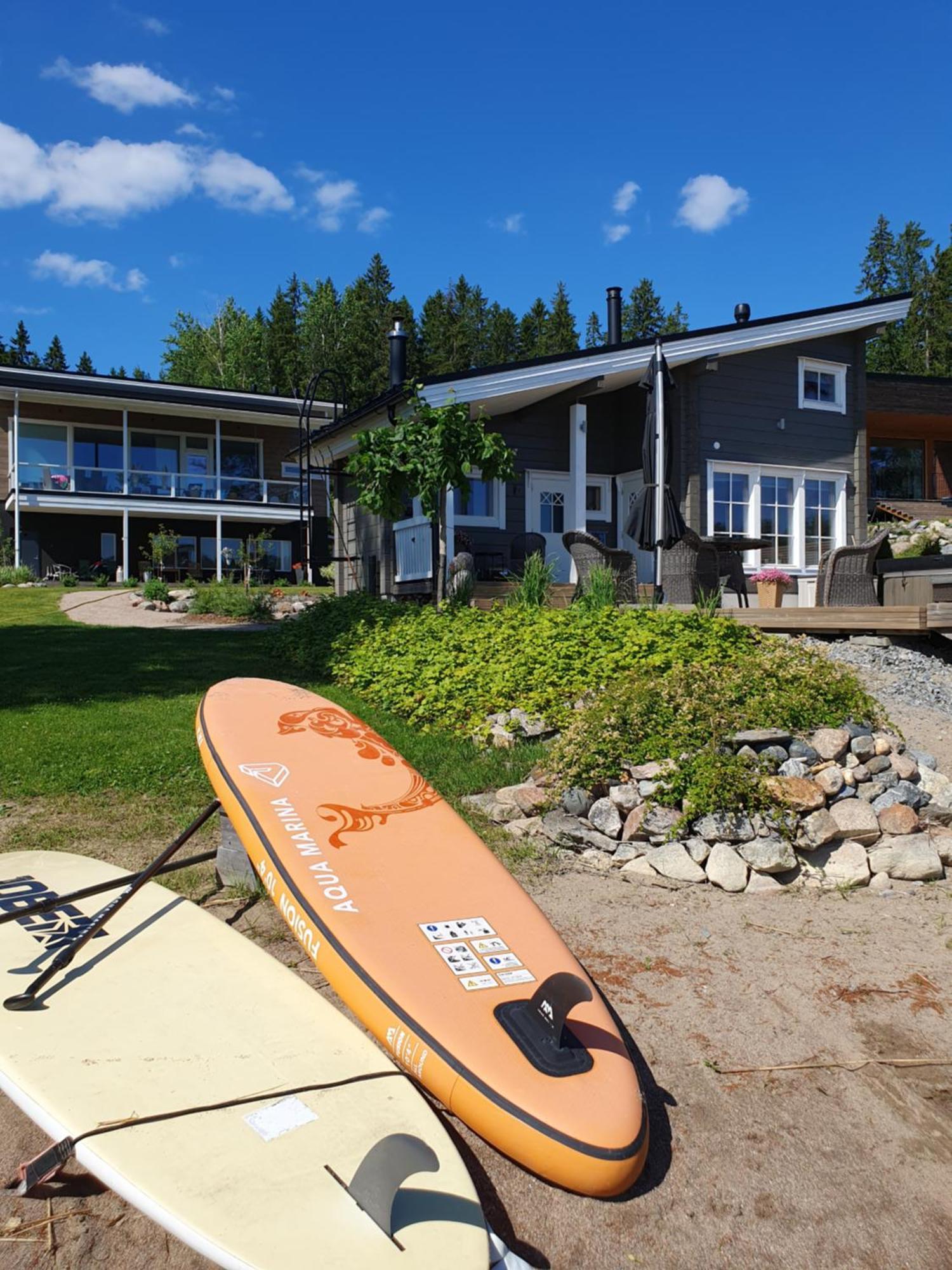 Stunning Log Cabin 45M2 On The Shore Of Kallavesi. Kuopio Kültér fotó