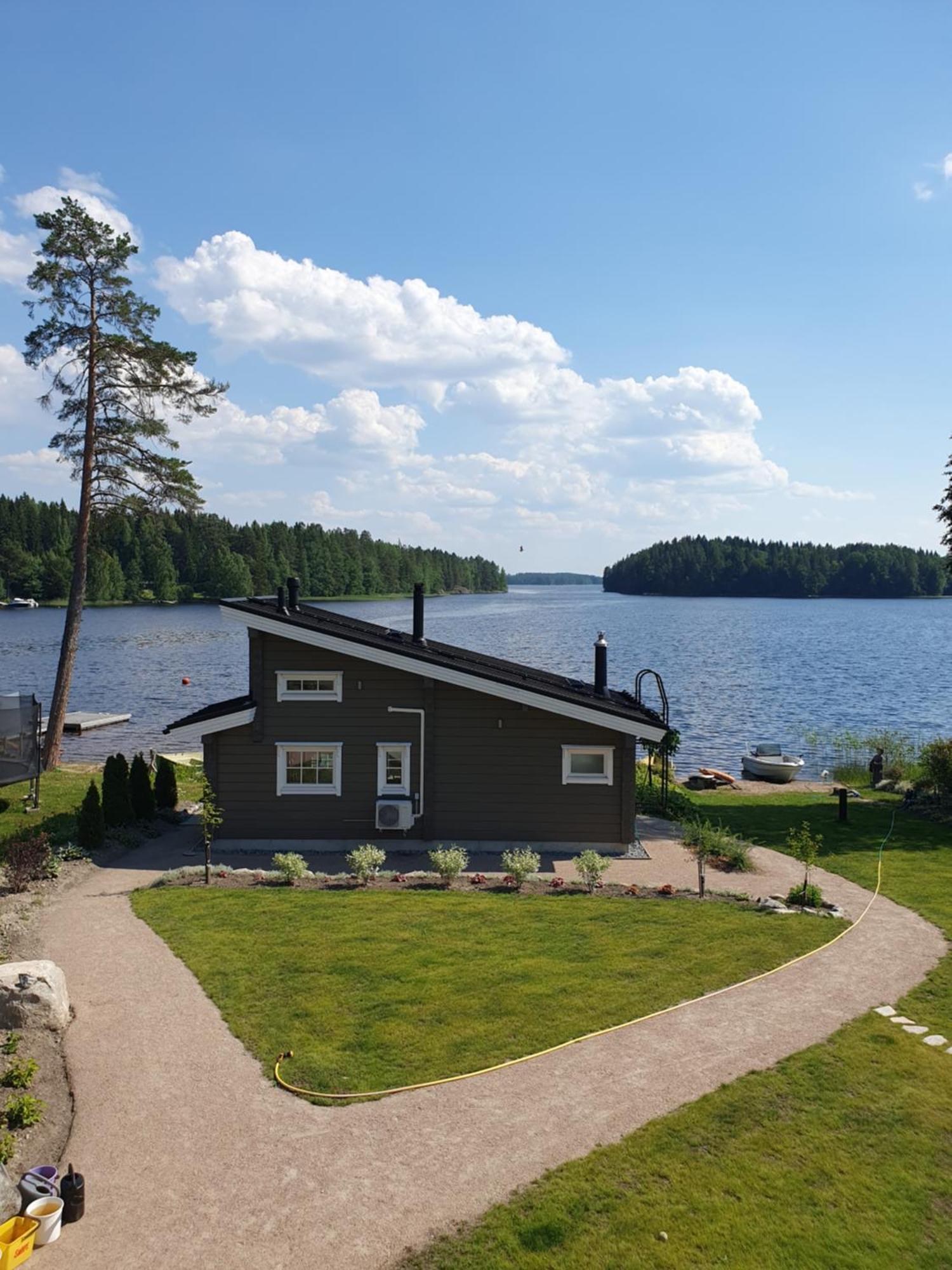 Stunning Log Cabin 45M2 On The Shore Of Kallavesi. Kuopio Kültér fotó